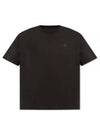 Logo Cotton Short Sleeve T-Shirt Black - MOOSE KNUCKLES - BALAAN 2