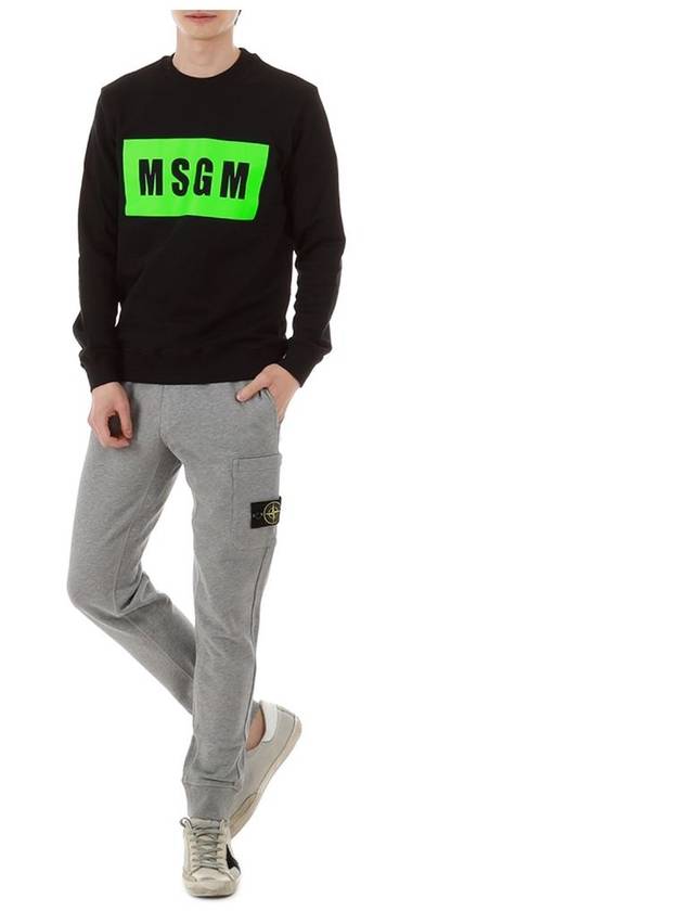 3240MM523F 99A Box Logo Sweatshirt - MSGM - BALAAN 3