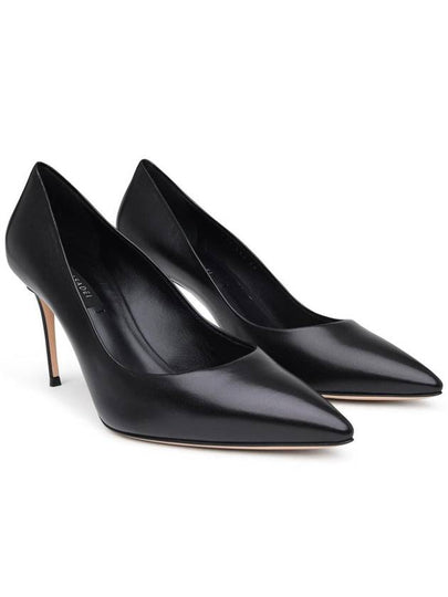 Casadei Minorca Pumps In Black Leather - CASADEI - BALAAN 2