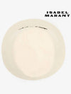 Isabel Marant Hailey Logo Bucket Hat Ecru CU001XFA A2C08A ECBK - ISABEL MARANT ETOILE - BALAAN 5