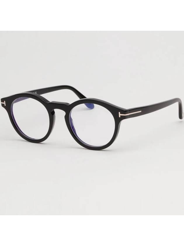 Eyewear Round Acetate Eyeglasses Black - TOM FORD - BALAAN 2