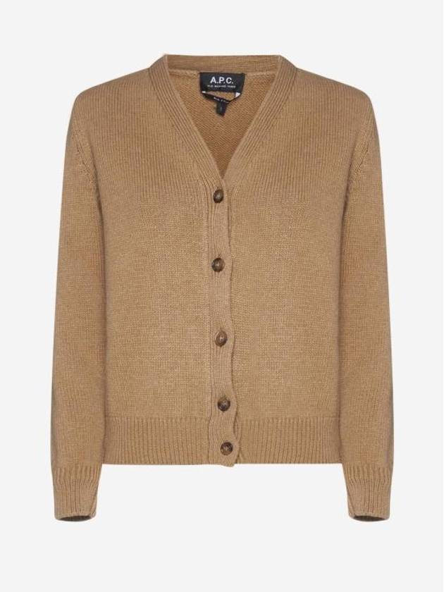 Soft Lambskin Ama Cardigan Beige - A.P.C. - BALAAN 2