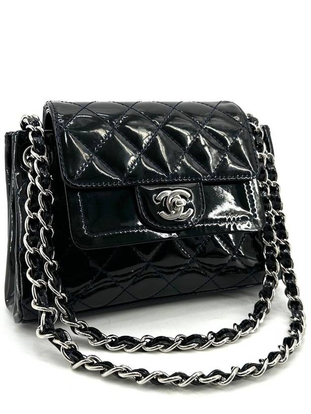 Patent flap shoulder bag mini - CHANEL - BALAAN 1