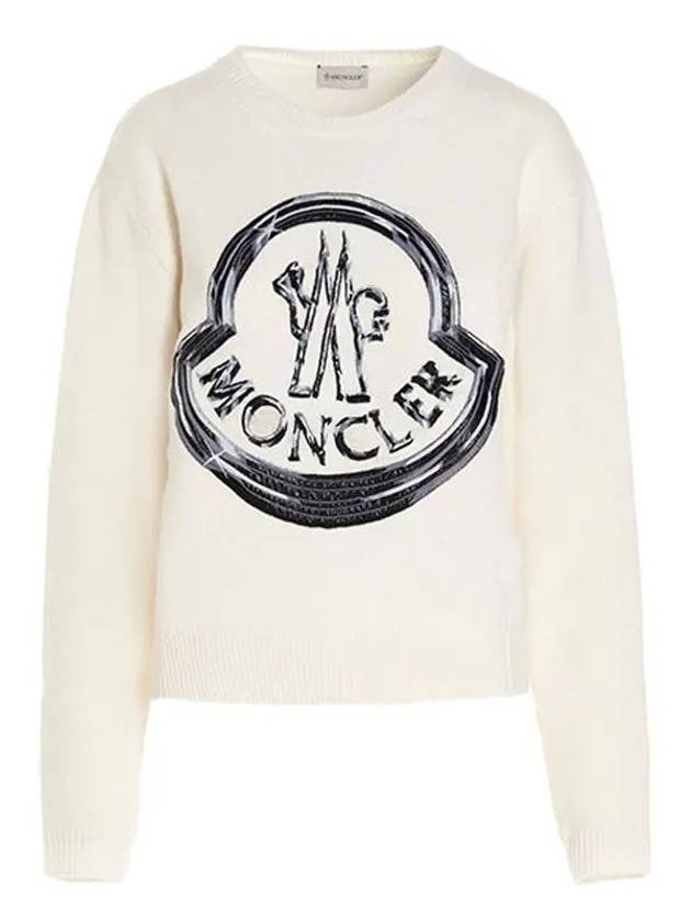 9C00019 M1127 002 Ivory Women’s Knit - MONCLER - BALAAN 2