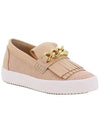 Women's Croc Chain Slip-On Beige - GIUSEPPE ZANOTTI - BALAAN 4