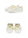 Men's Stardan Leather Yellow Tab Low Top Sneakers White - GOLDEN GOOSE - BALAAN 5