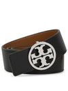 1.5" Miller Reversible Leather Belt Black Classic Cuoio - TORY BURCH - BALAAN 2