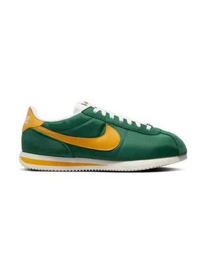 Cortez TXT Low Top Sneakers Yellow Ochre Gorge Green - NIKE - BALAAN 2