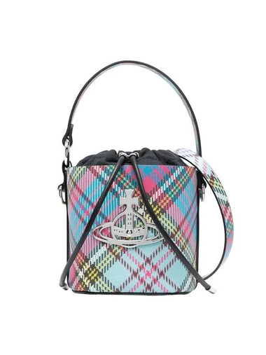 Daisy Drawstring Bucket Bag McCandy Tartan - VIVIENNE WESTWOOD - BALAAN 1