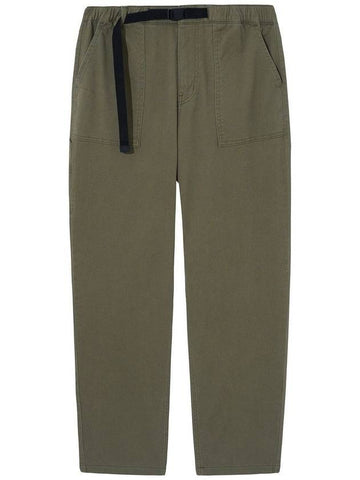 Swivee Men's Cotton Spandex Carpenter Pants Khaki - SWIB - BALAAN 1