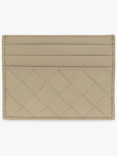 Intrecciato Leather Card Wallet Beige - BOTTEGA VENETA - BALAAN 2