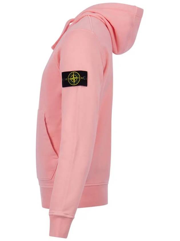 Wappen Patch Classic Fleece Hoodie Pink - STONE ISLAND - BALAAN 5