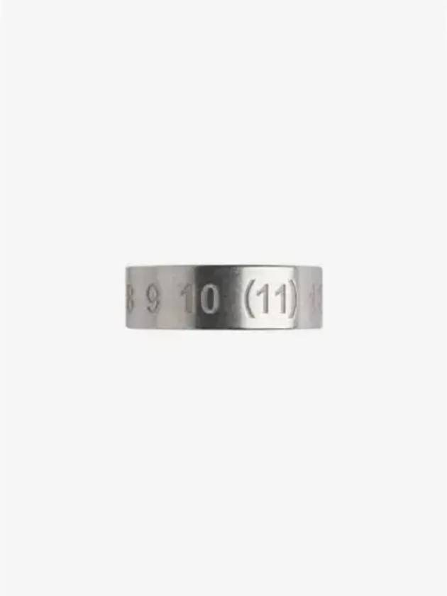 Numerical Logo Engraved Ring Silver - MAISON MARGIELA - BALAAN 2