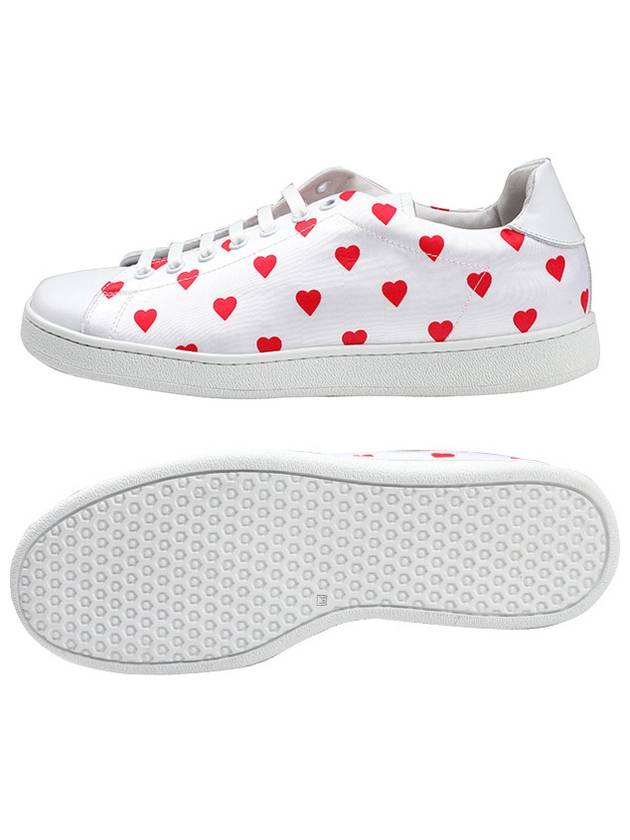 Women's 10073DHE WHITE HEART Heart sneakers - JOSHUA SANDERS - BALAAN 6