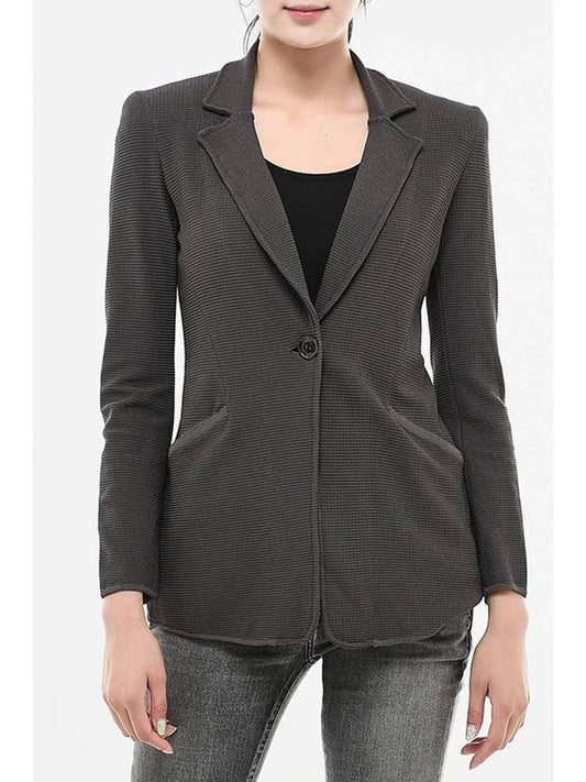 Giorgio Armani 3HAGA1 one button blazer jacket brown AMA8Z U8MN - EMPORIO ARMANI - BALAAN 1