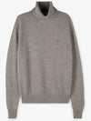 Heart Logo Turtleneck Grey - AMI - BALAAN 3