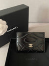 31 Card Slot Lambskin Black Gold AP3873 - CHANEL - BALAAN 1