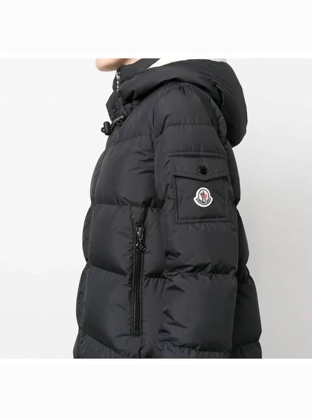 Draa Down Padded Jacket Black - MONCLER - BALAAN 6