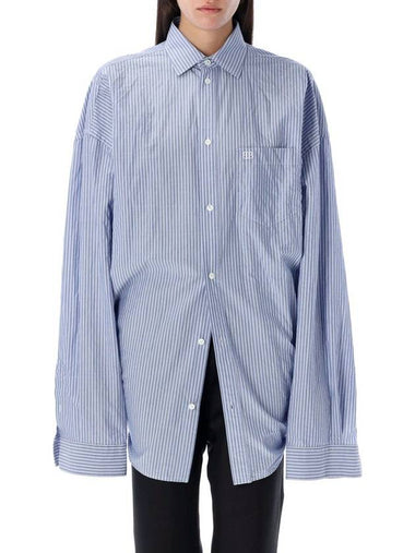 Balenciaga Knotted Stripes Shirt - BALENCIAGA - BALAAN 1