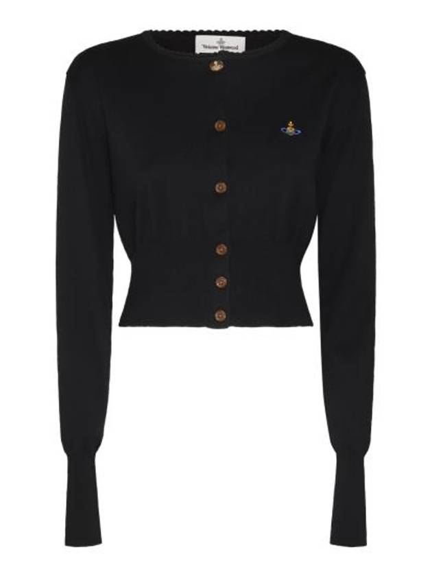 Bea Crop Cardigan Black - VIVIENNE WESTWOOD - BALAAN 2