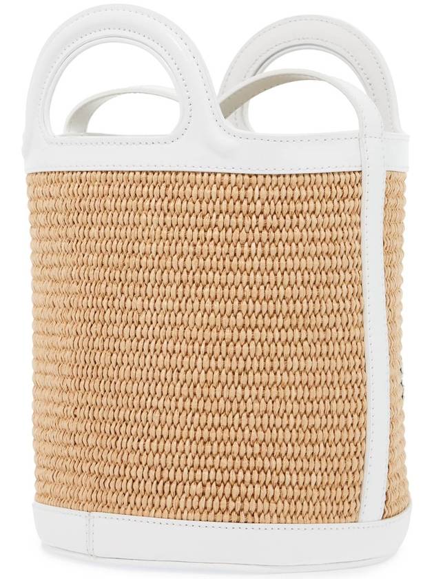 Tropicalia Small Bucket Bag White - MARNI - BALAAN 3