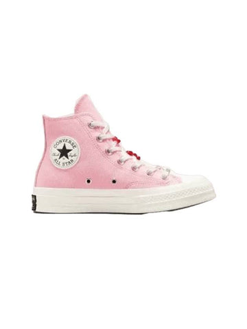 Chuck 70 DIY Beads High Top Sneakers Pink - CONVERSE - BALAAN 1