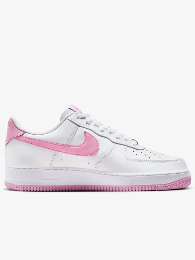 Air Force 1 '07 Men's Sneakers FJ4146 101 White Pink RISE White 551553 - NIKE - BALAAN 4