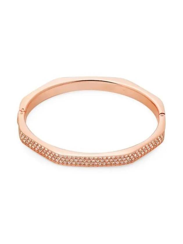 Dextera Bangle Octagon Shape Bracelet White Rose Gold - SWAROVSKI - BALAAN 3