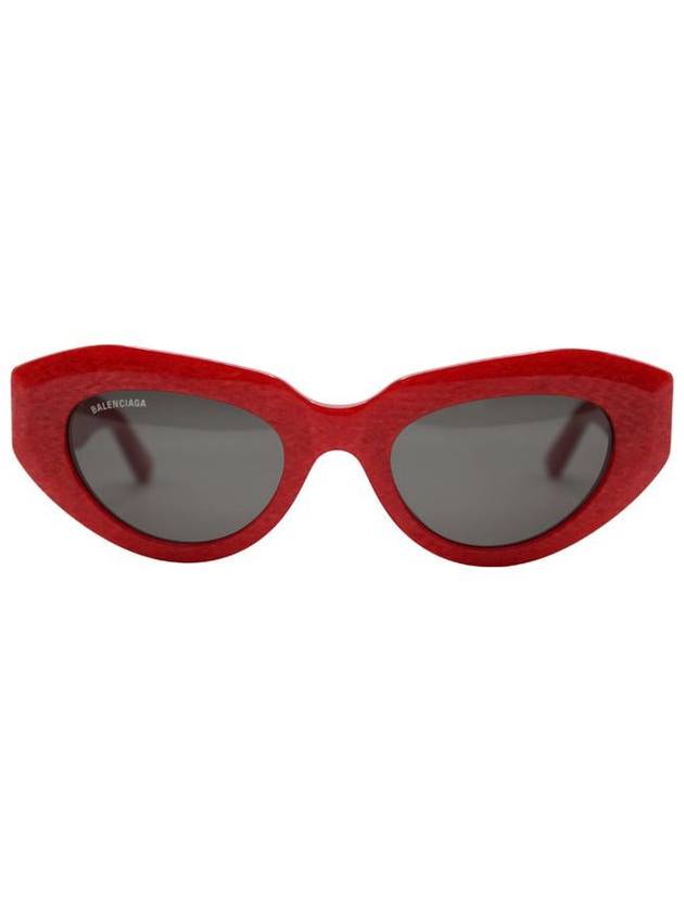 glitter cat eye frame sunglasses red - BALENCIAGA - BALAAN 2