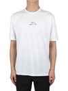 Logo Cotton Short Sleeve T-Shirt White - TEN C - 3