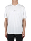 Men's Logo Short Sleeve T-Shirt White - TEN C - BALAAN 3