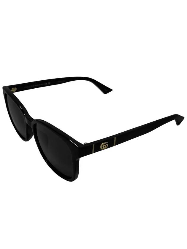 Eyewear Asian Fit Square Sunglasses Black Grey - GUCCI - BALAAN 5