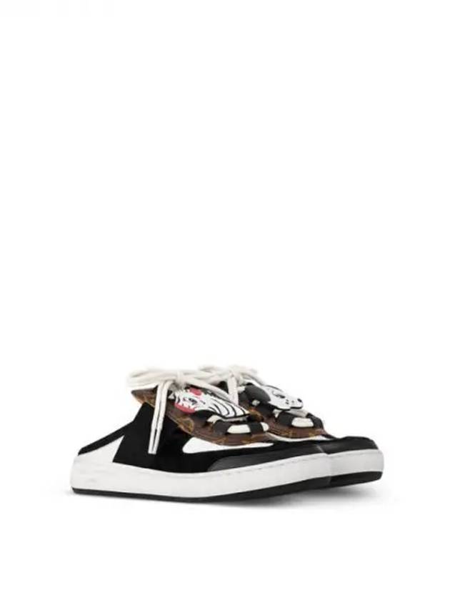 Lous Open Back Low-Top Sneakers Black - LOUIS VUITTON - BALAAN 2