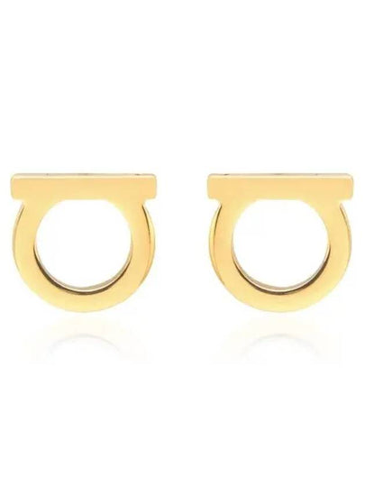 Gancini Earrings Gold - SALVATORE FERRAGAMO - BALAAN 2