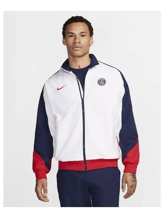 Paris Saint-Germain Strike Dri Fit Soccer Track Jacket White - NIKE - BALAAN 2