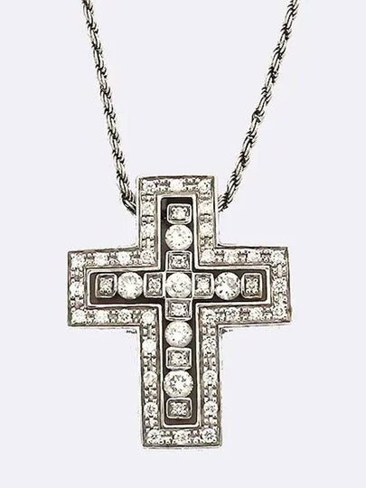 20073457 18k white gold Belle Epoque diamond necklace - DAMIANI - BALAAN 2