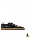 Ball Star Laminated Low Top Sneakers Black - GOLDEN GOOSE - BALAAN 2