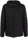 Men's DWR Coated Stretch Poly Lightweight Padding Black - MOOSE KNUCKLES - BALAAN.