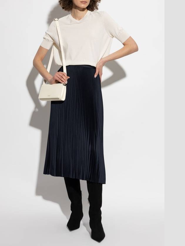 Theory Pleated Skirt, Women's, Navy Blue - THEORY - BALAAN 2