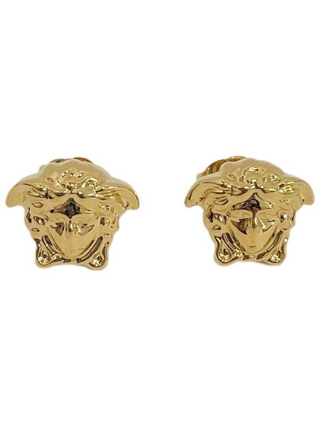 Medusa Head Stud Earrings Gold - VERSACE - BALAAN 3