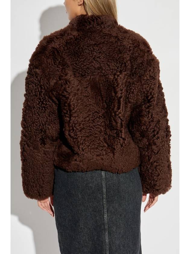 Iro Fur Jacket Ambrosis, Women's, Brown - IRO - BALAAN 4