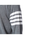 4 Bar Stripe Classic Wool Knit Top Grey - THOM BROWNE - BALAAN 9