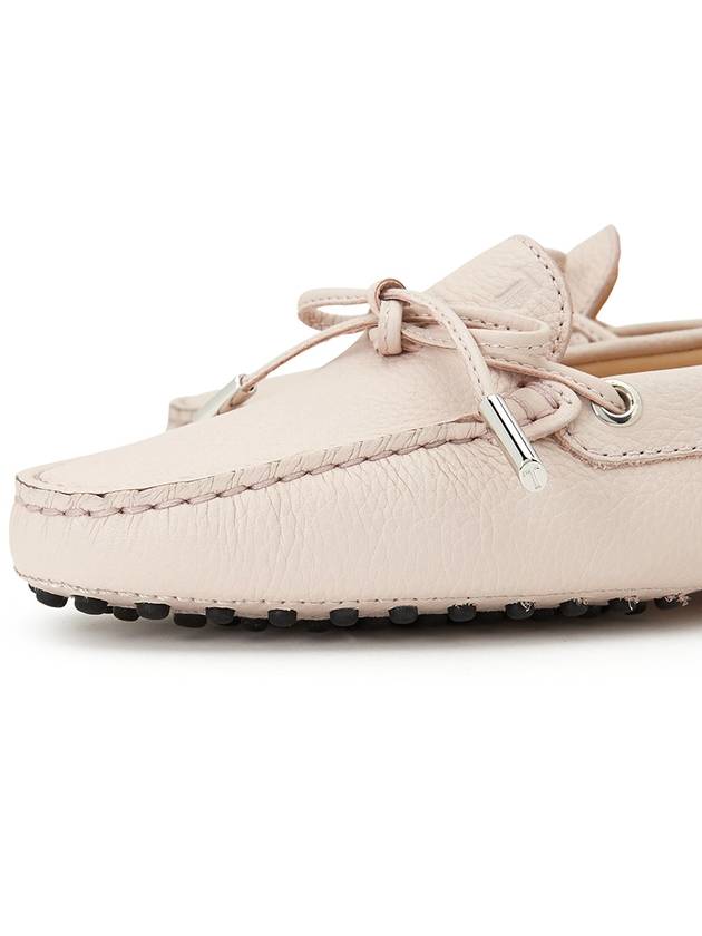 Women's Leather Gommino Driving Shoes Pink - TOD'S - BALAAN.