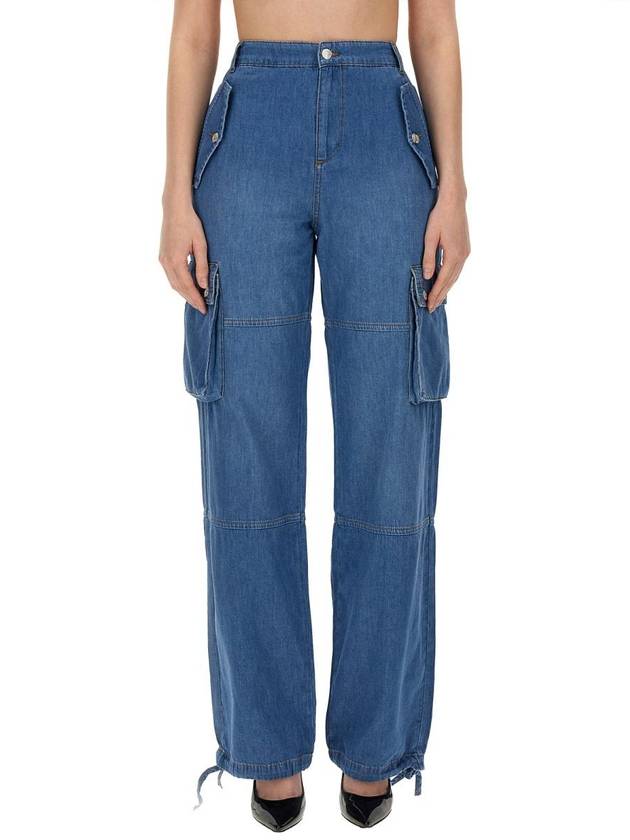 Pants 03043740 1295 Denim - MOSCHINO - BALAAN 2