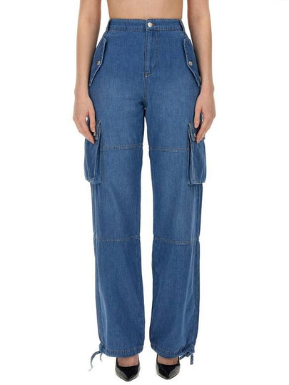 Pants 03043740 1295 Denim - MOSCHINO - BALAAN 2