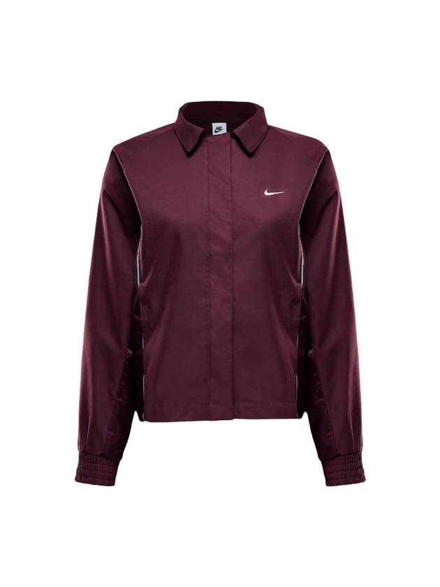 Sportswear Woven Track Jacket Burgundy Crush - NIKE - BALAAN 1