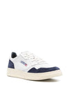 Medalist Leather Low-Top Sneakers Blue White - AUTRY - BALAAN 3