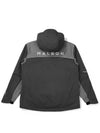 2 IN 1 HOODIE PADDED JACKET CHARCOAL MAN - MALBON GOLF - BALAAN 3