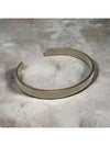 Ingraving Logo Cuff Bracelet Silver - MAISON MARGIELA - BALAAN 3