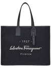 1927 Signature Logo Tote Bag Black - SALVATORE FERRAGAMO - BALAAN 1